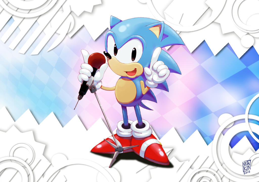 Classic Sonic by Nerkin on DeviantArt