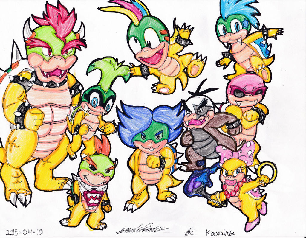 Koopa Variants super mario bros koopa by Ameblaziken004 on DeviantArt