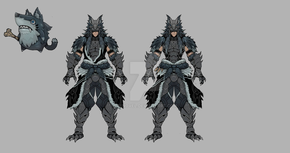 Wolf Armor sheet for Fantasy game by ninovel on DeviantArt