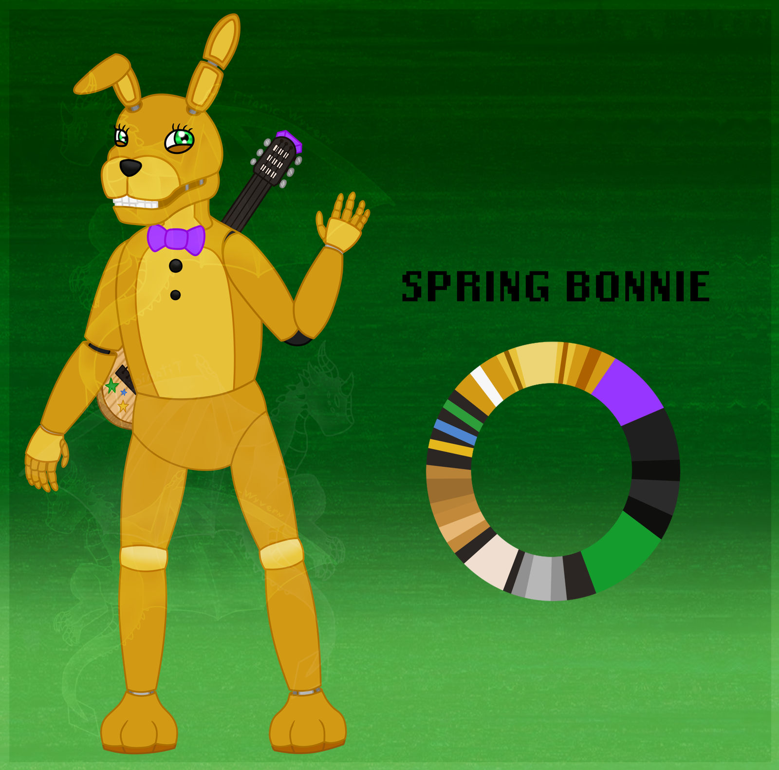 FNAF - Spring Bonnie by Titanic-Wyvern on DeviantArt