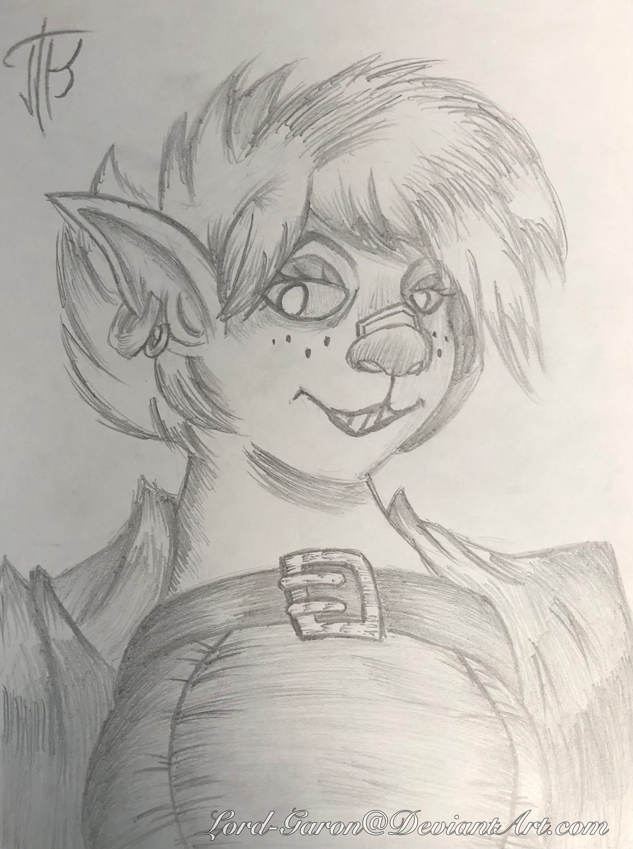 Garon Deviantart Portrait Sketch 4 - Tetsuha by Lord-Garon on DeviantArt