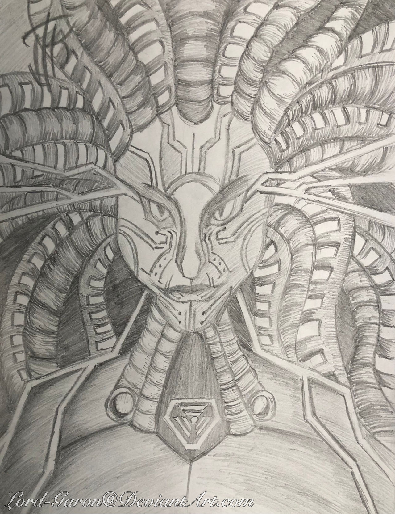 Garon Deviantart Portrait Sketch 14 - SHODAN by Lord-Garon on DeviantArt