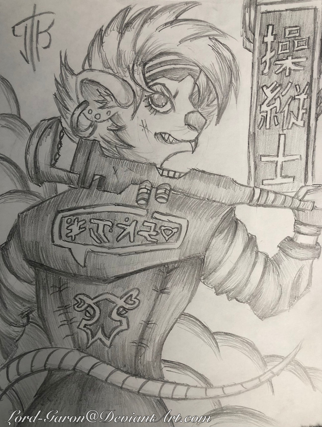 Garon Deviantart Portrait Sketch 15 - Greasefang by Lord-Garon on DeviantArt