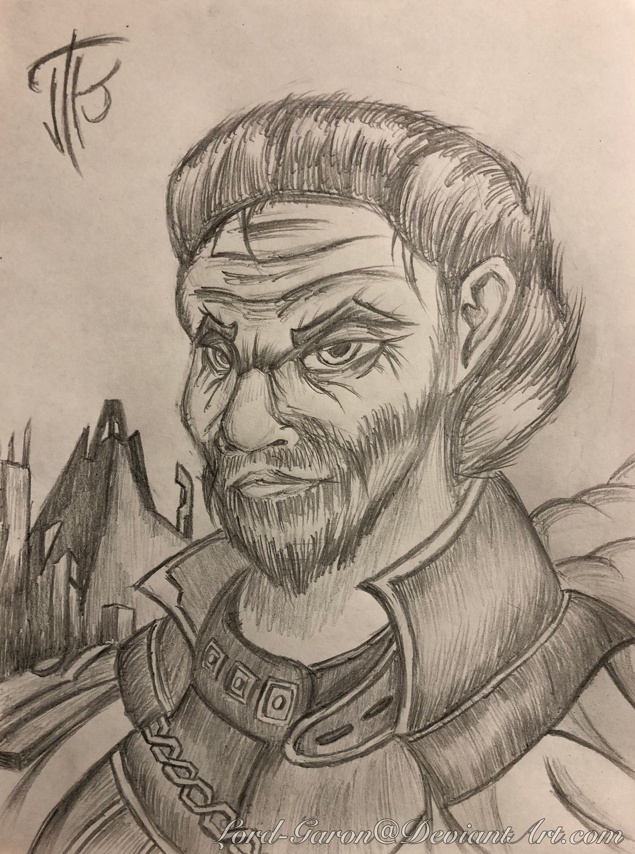 Portrait Sketch 17 Arcturus Mengsk by LordGaron on DeviantArt