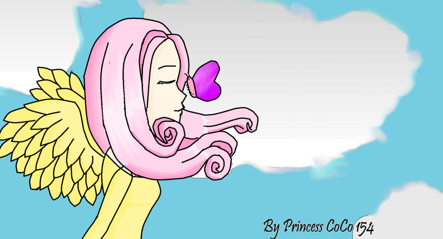 Fluttershy in the sky