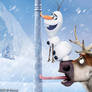 Olaf and Sven wallpaper BestMovieWalls