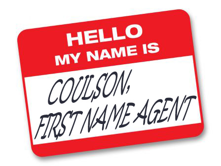 HELLO MY NAME IS COULSON