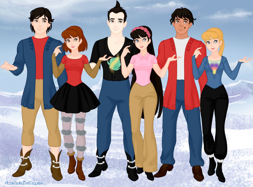 Hiro Penny Wilbur Violet Miguel and Riley by AngelofDreams34 on DeviantArt