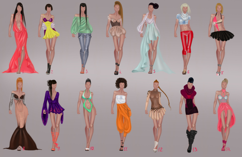 Fashion designs by Lideeh