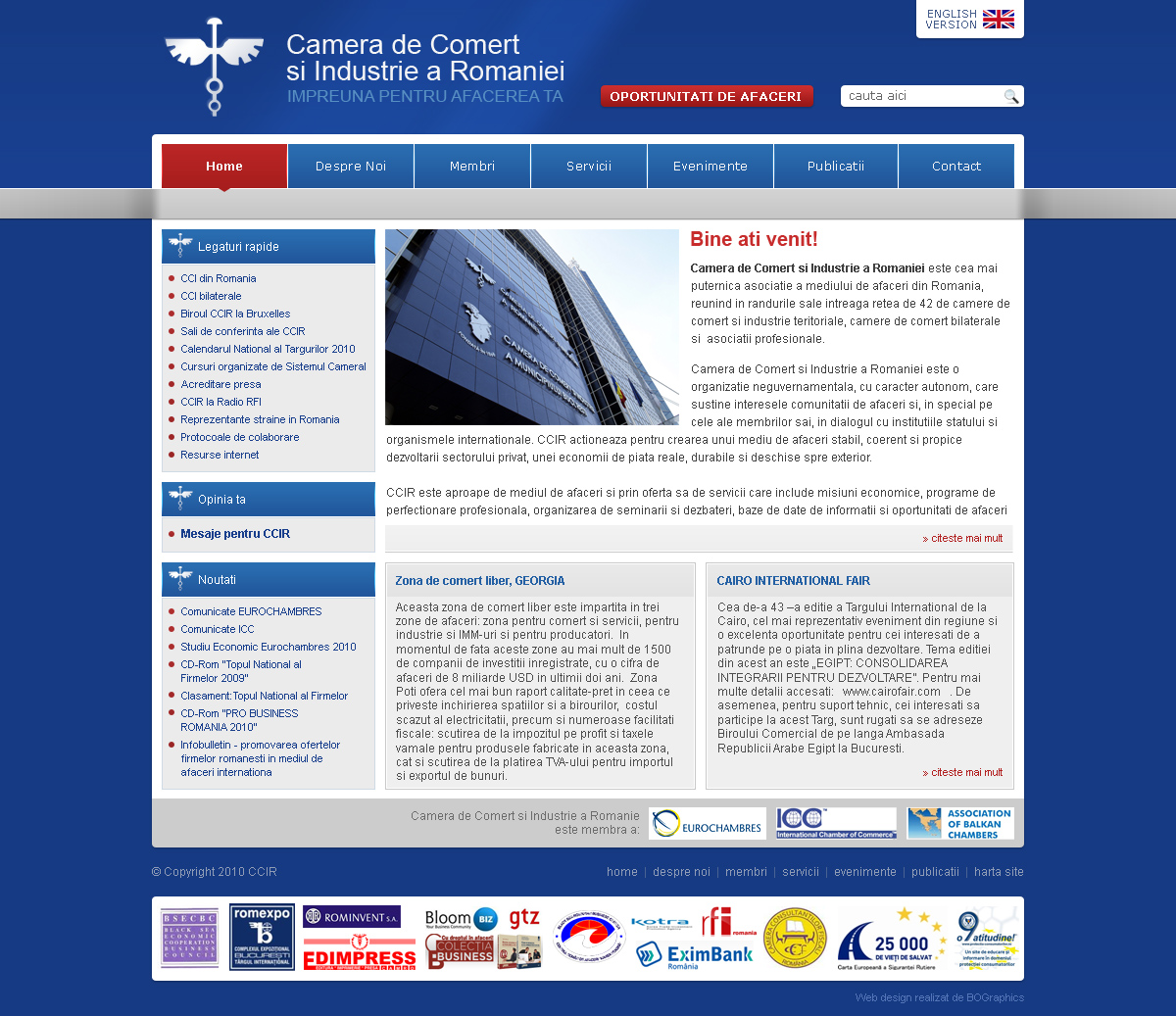 Chamber of Commerce and Industry website