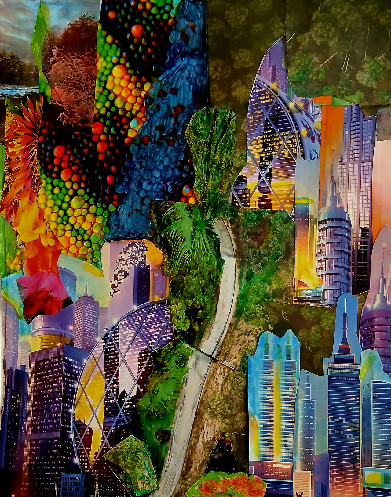 Cities - abstract collage by GUDRUN355 on DeviantArt