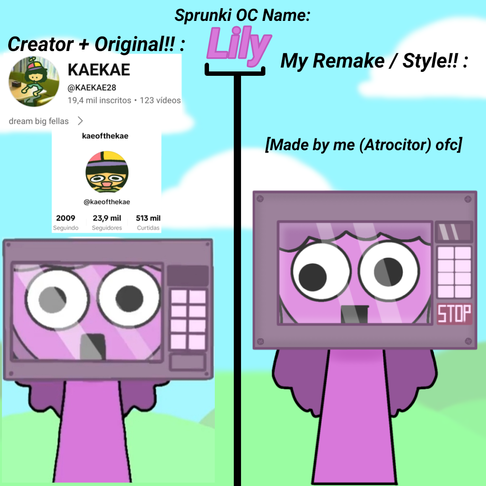 Lilly Sprunki Vector Drawing Sprunki OCs!!: Lily by Atrocitor on DeviantArt