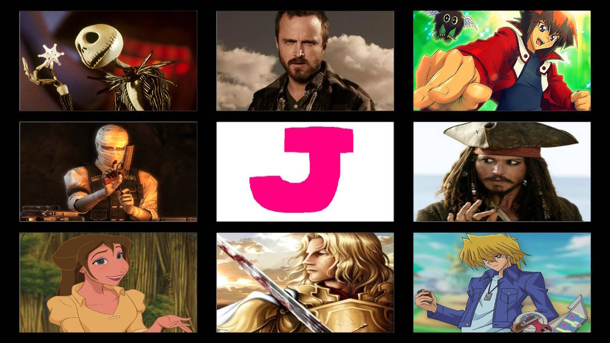 My Favorite Characters With the Letter J by Tohokari-Steel on DeviantArt