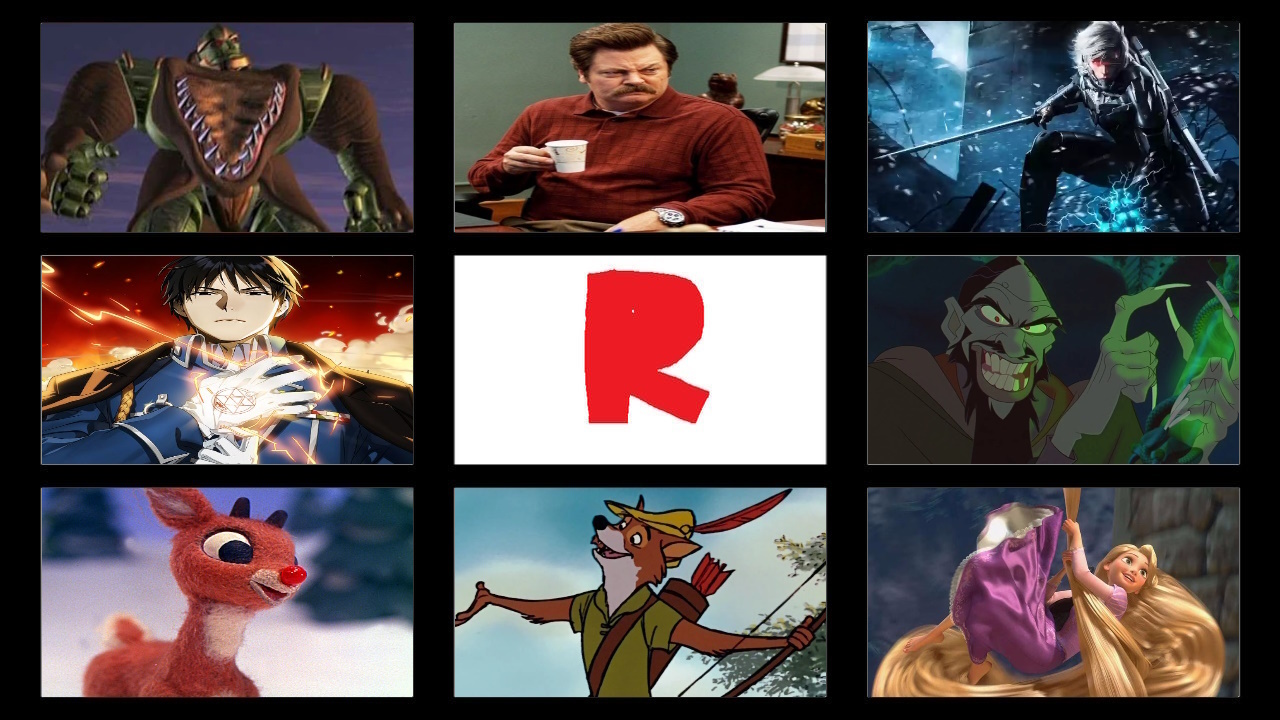 My Favorite Characters With the Letter R by Tohokari-Steel on DeviantArt