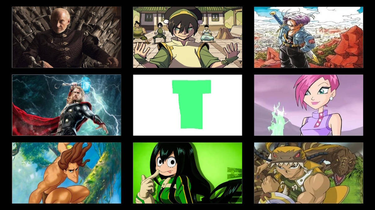 T Characters My Favorite Characters With the Letter T by Tohokari-Steel on DeviantArt