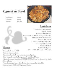 Rigatoni au boeuf - Catelli