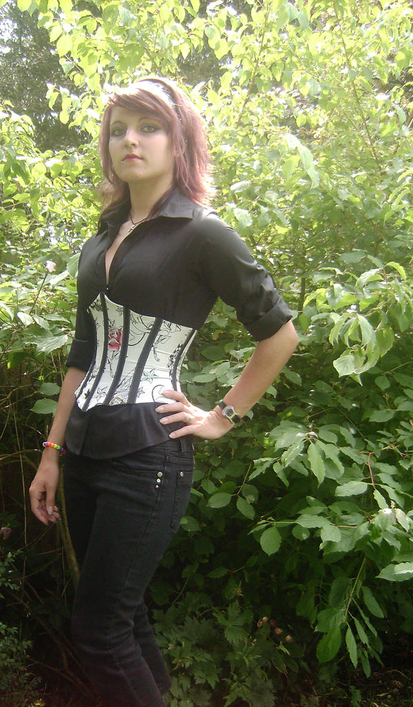 Tattoo Print Waspie Corset 7