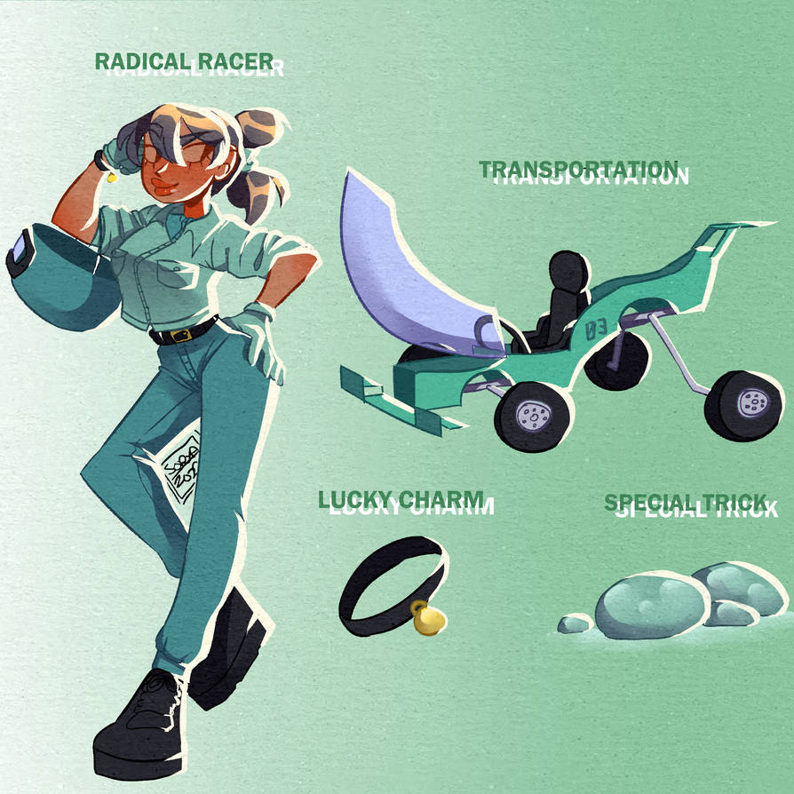 Radical Racer Oc by soryaaza on DeviantArt