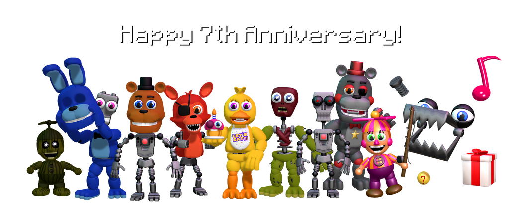 Fanf7 FNaF Turns 7 by OscartheChinchilla on DeviantArt