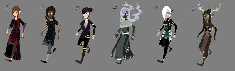 Vaguely wizard themed adopts