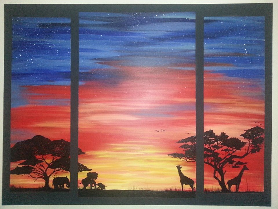 36x48 commission - 'Bring me the sunset'