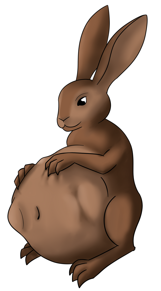 Gorged hare [hare vore]