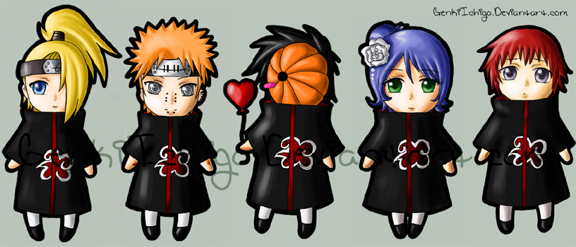 Akatsuki chibis! 