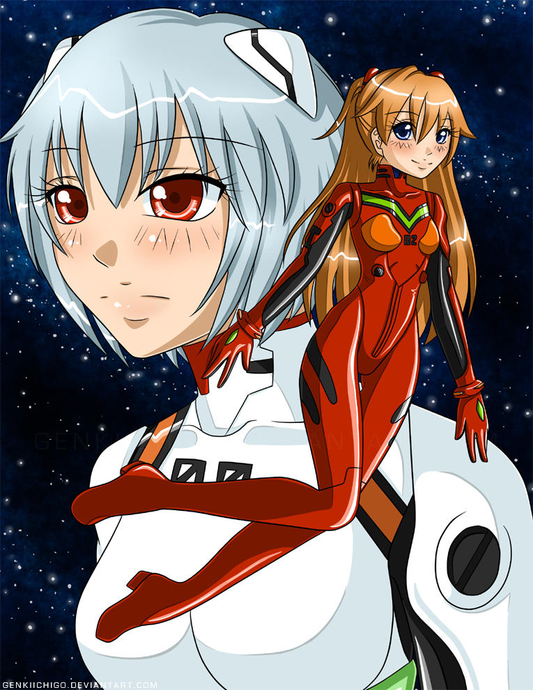 NGE : Asuka and Rei