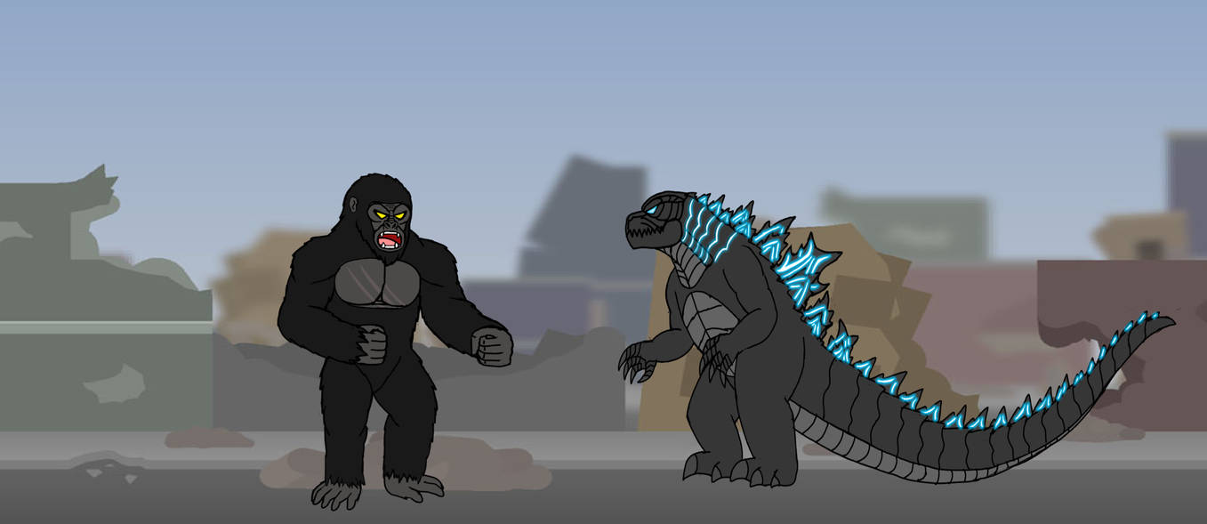 Kong Vs Godzilla 2021 by mango3st on DeviantArt