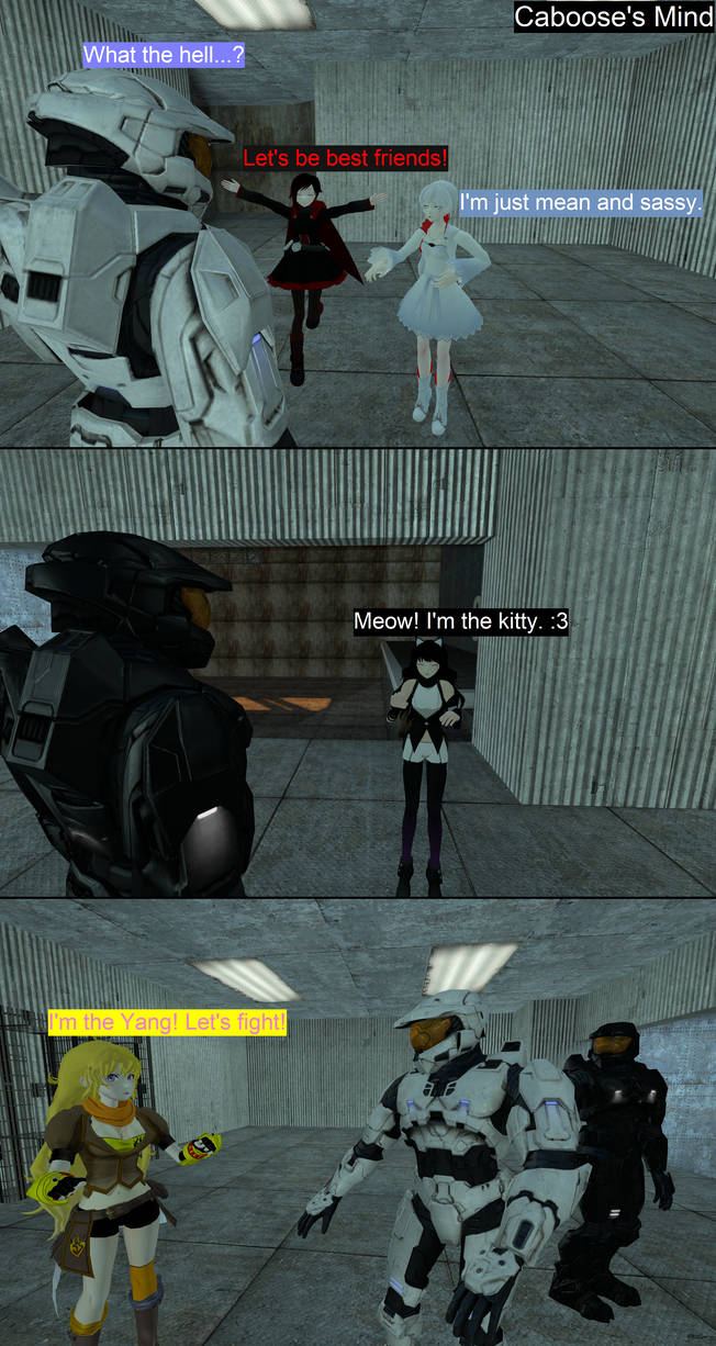 RvB RWBY Inside Caboose's Mind by mango3st on DeviantArt