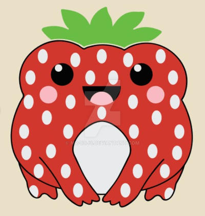 Strawberry Frog by Mr-Bdj3 on DeviantArt
