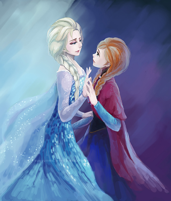 Frozen  elsa and anna