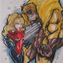 Sabretooth and Birdy Tampa Comic Con 2012