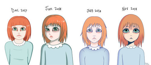 Penelope design progress by LovelyLaurenArts