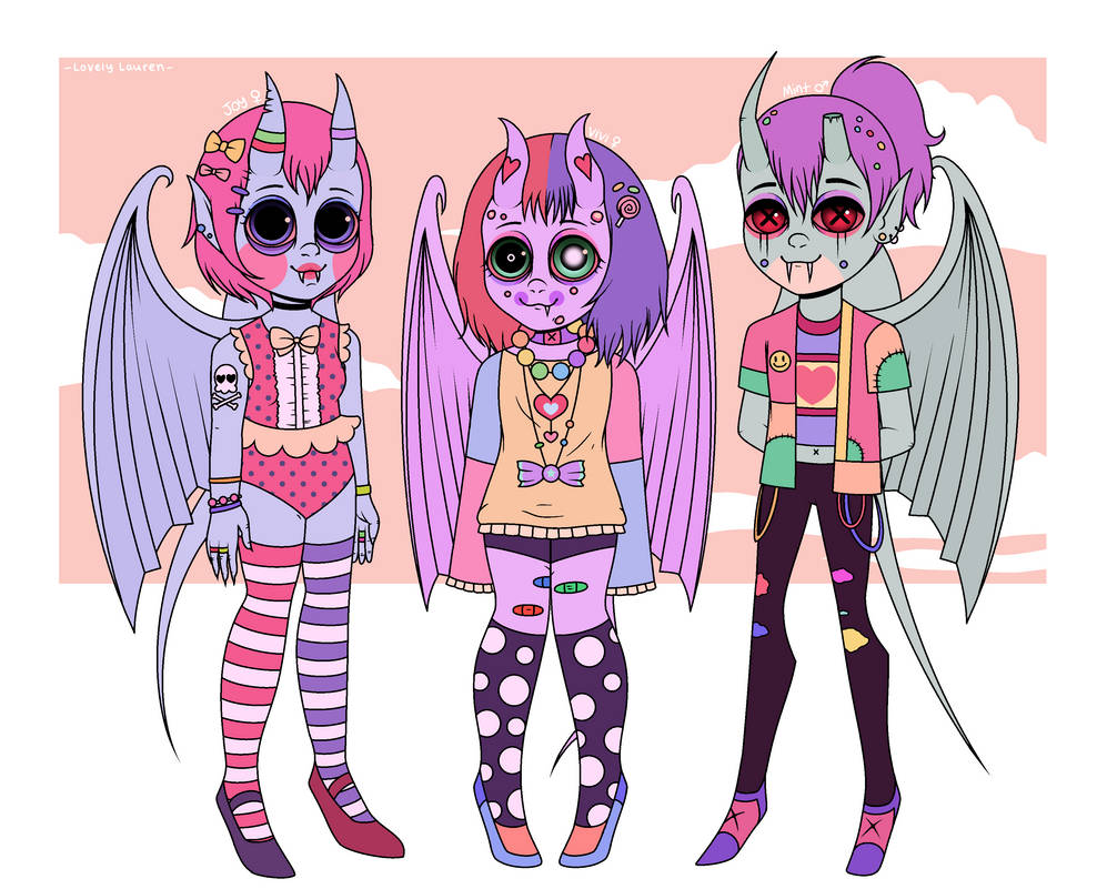 Sugar imps (re-draw) by LovelyLaurenArts on DeviantArt