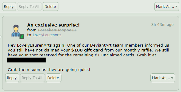 Deviantart Scam LovelyLaurenArts - Hobbyist, General Artist | DeviantArt