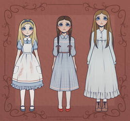 Alice, Dorothy and Wendy.