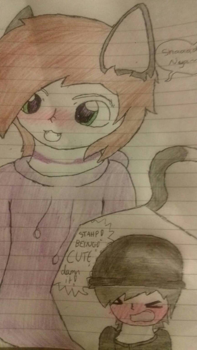 Neko!Mike (StrangledRed) x Shade by foxy4ever2000 on DeviantArt