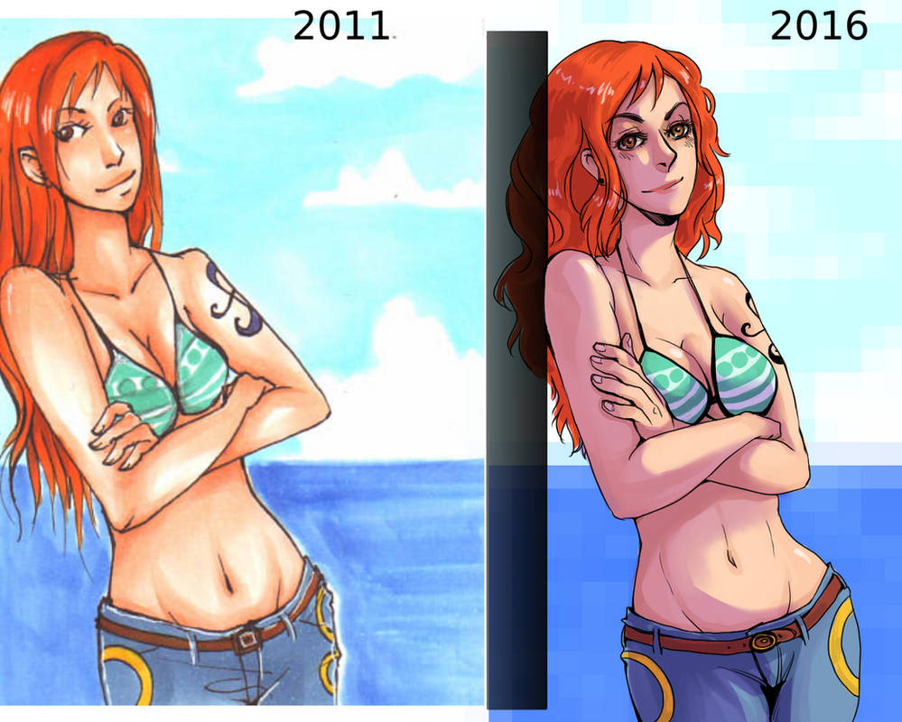 Redraw: Nami 2011 vs. 2016