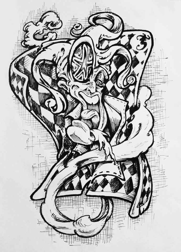 Psyche Joker Tattoo Flash By Hightrip On Deviantart Psyche Joker Tattoo Flash By Hightrip On Deviantart