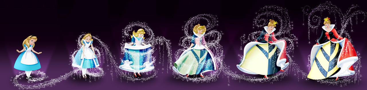 Alice's Queen of Hearts Transformation by FungAnggie on DeviantArt