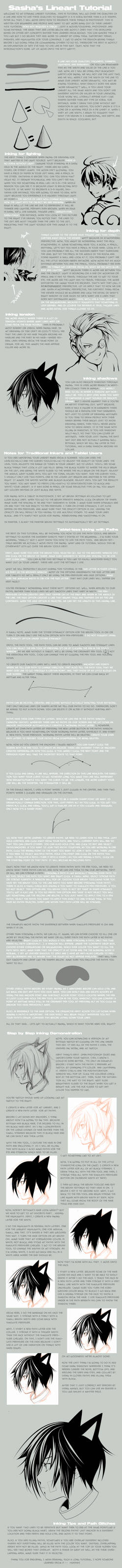 The Lineart Tutorial by sashas