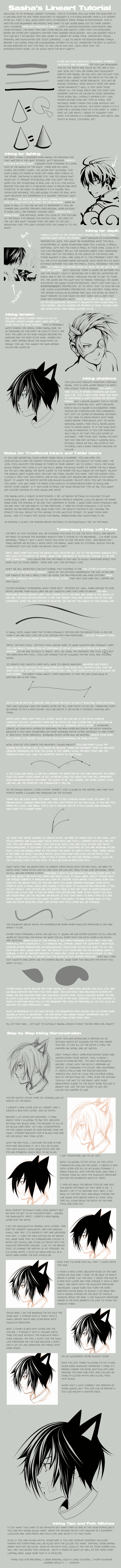The Lineart Tutorial by sashas