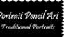Portrait Pencil Art Stamp 1
