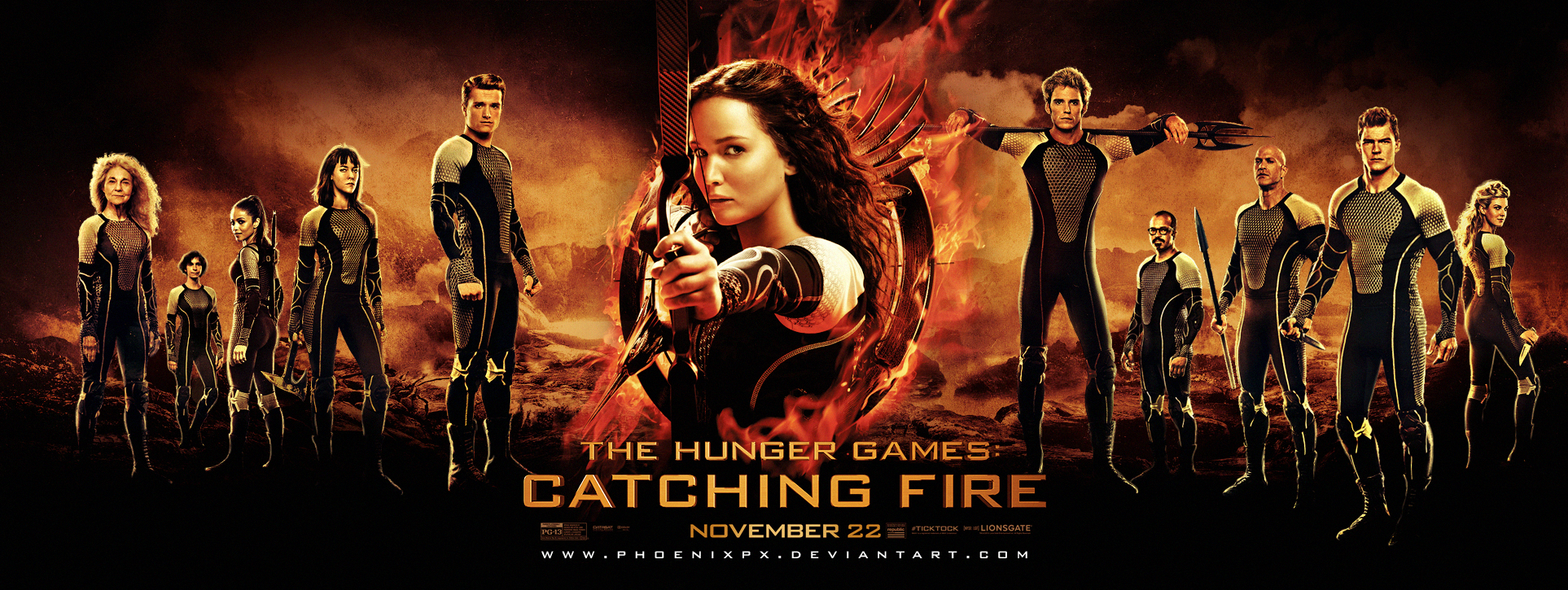 The Hunger Games: Catching Fire by hjpenndragon on DeviantArt