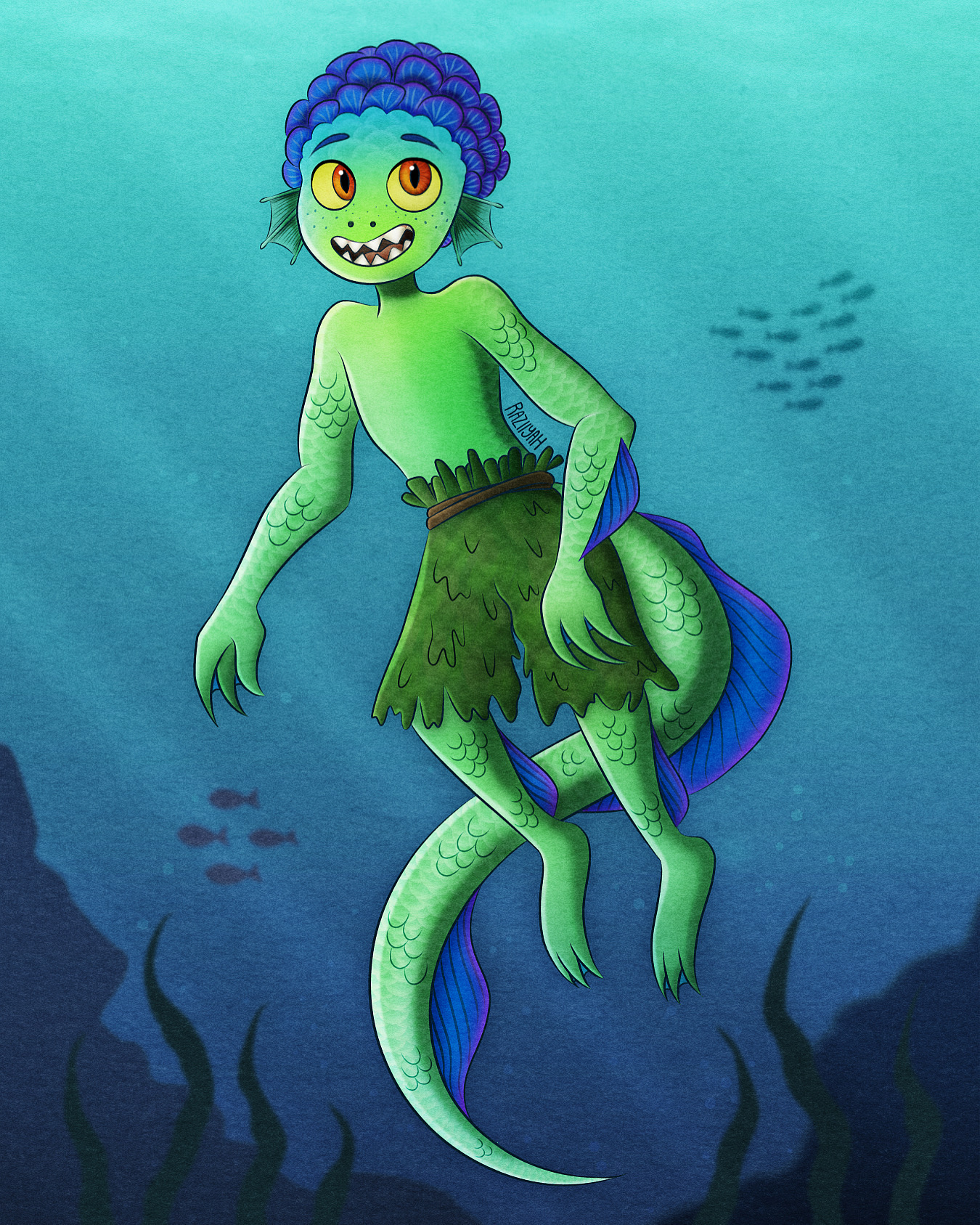 Sea Monster Luca Paguro by MinionFan1024 on DeviantArt