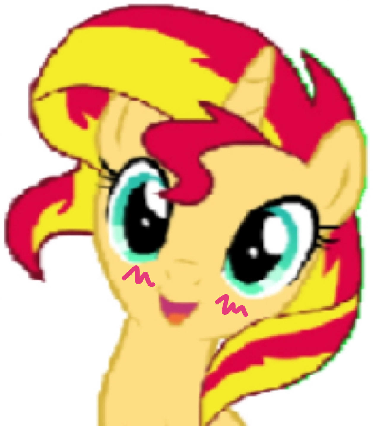 Deviantart Blushing Sunset Shimmer blushing by adamm7717 on DeviantArt