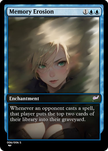 Magic The Gathering - Memory Erosion - Commander Magic The Gathering - Memory Erosion - Commander