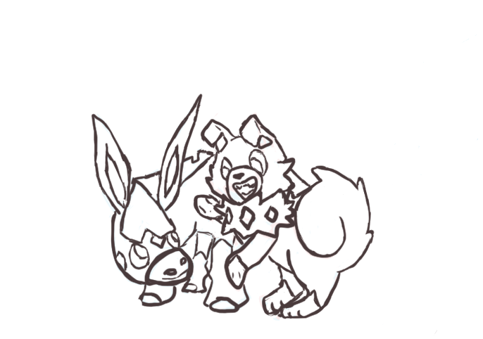 Mudbray and Rockruff !!