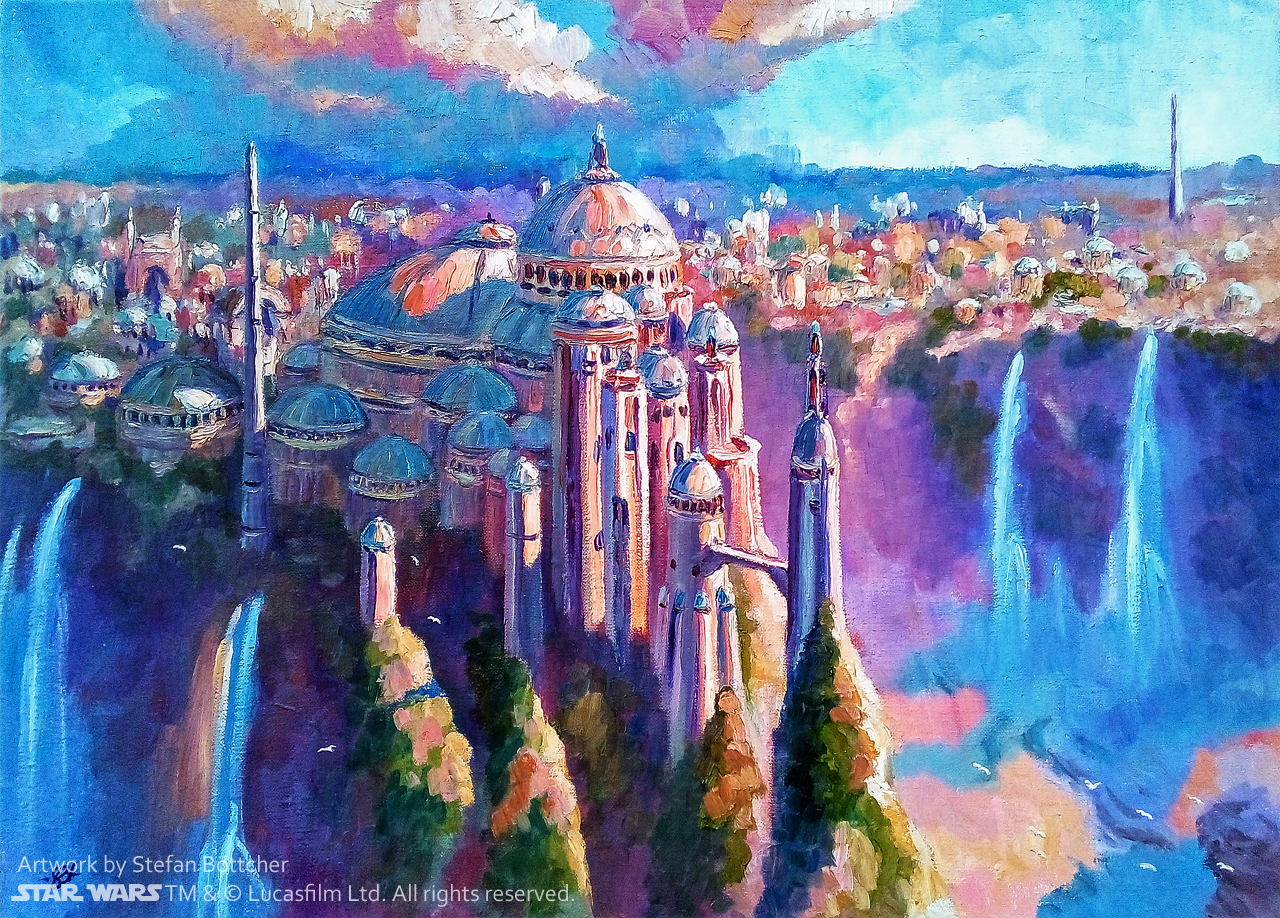 Theed Royal Palace by boettcherART on DeviantArt